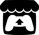 The logo of itch.io.